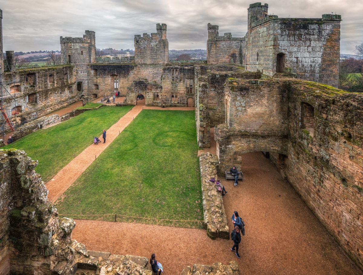 Bodiam Castle - inside