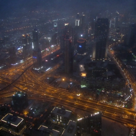 At the top , Dubai by night - 04