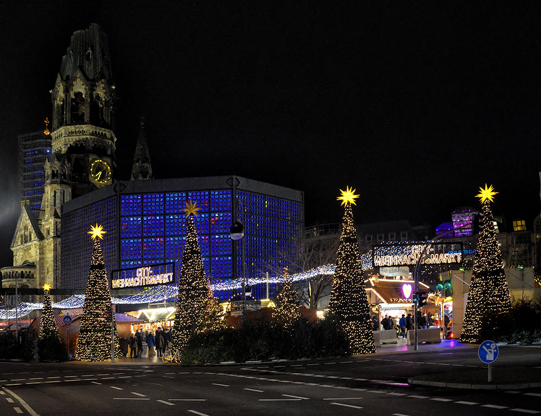 Berliner Weihnachtsmarkt an der Gedachtniskirche