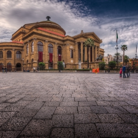 Piazza Verdi и Teatro Massimo Vittorio Emanuele