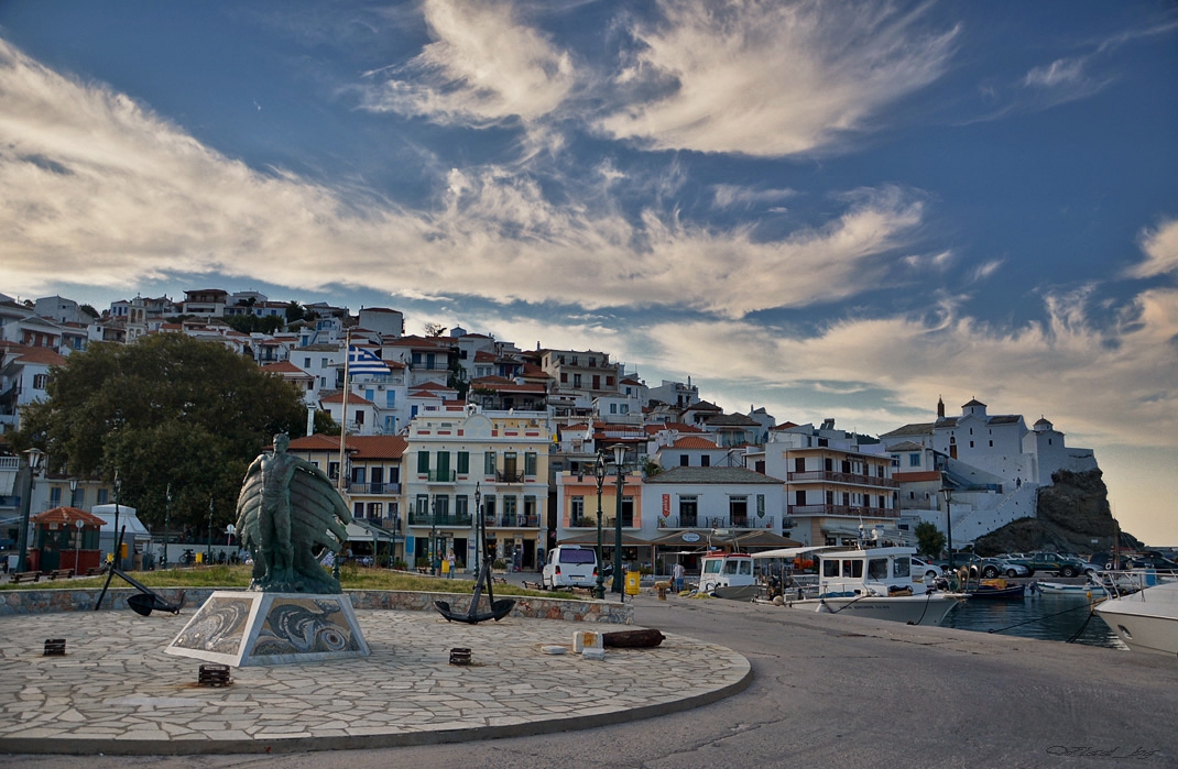 Skopelos town