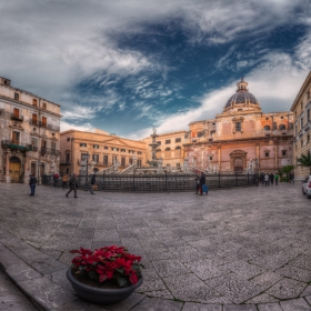 Fontana Pretoria, Palermo - цял екран с две кликвания, моля