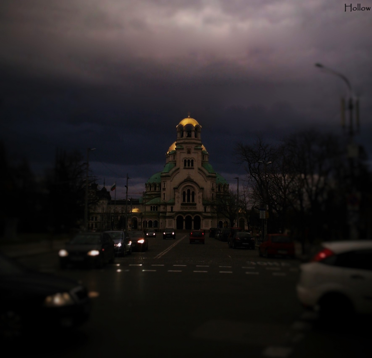At dusk