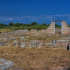 Руините на Basilika of Alkison, V век