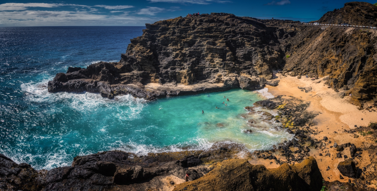 Halona Blow Hole and Cove Hawaii