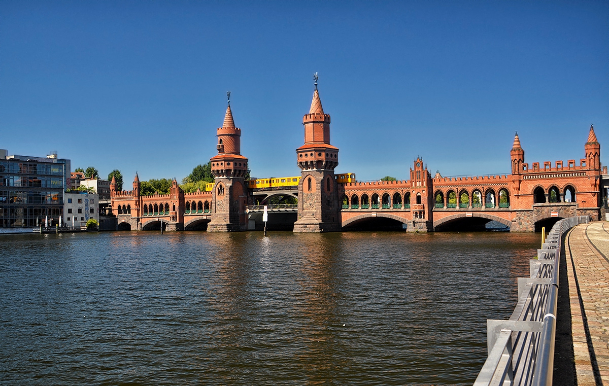 Oberbaumbrucke, 1895 г., Berlin