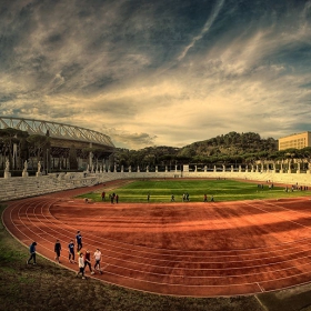 Стадионът на статуите *Мусолини - 1932* Stadio Olimpico