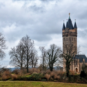 Flatowturm im рark Babelsberg, 1856г.