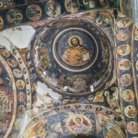 Детайли от храма в манастира Cerneti