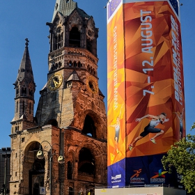 Kaiser Wilhelm Gedachtnis Kirche, 1895 г. - 2018 European Athletics Championships*