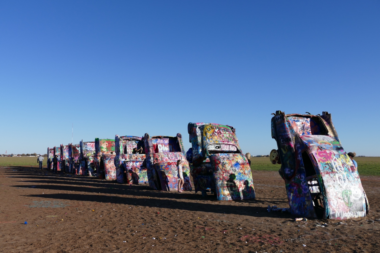 'Cadillac Ranch' , Amarillo, Texas ,1974