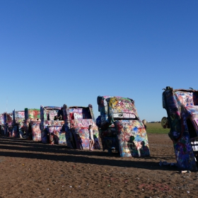 'Cadillac Ranch' , Amarillo, Texas ,1974