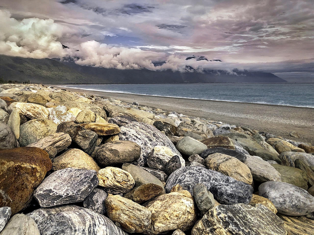 Monsoon Clouds. Caoling, Pacific Coast Taiwan