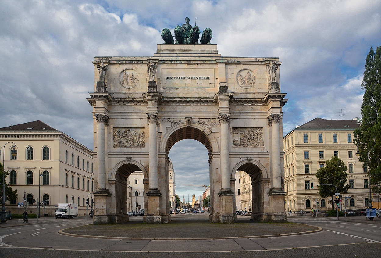 Siegestor, 1852 г., Munich