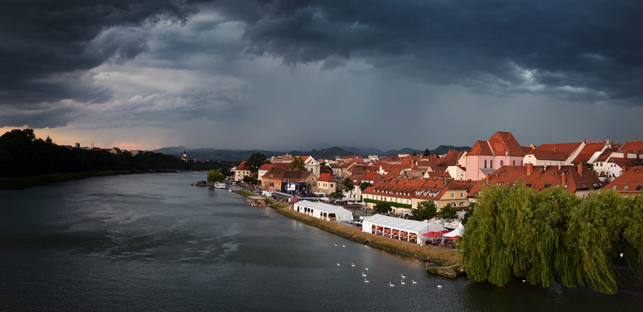 Storm over Maribor