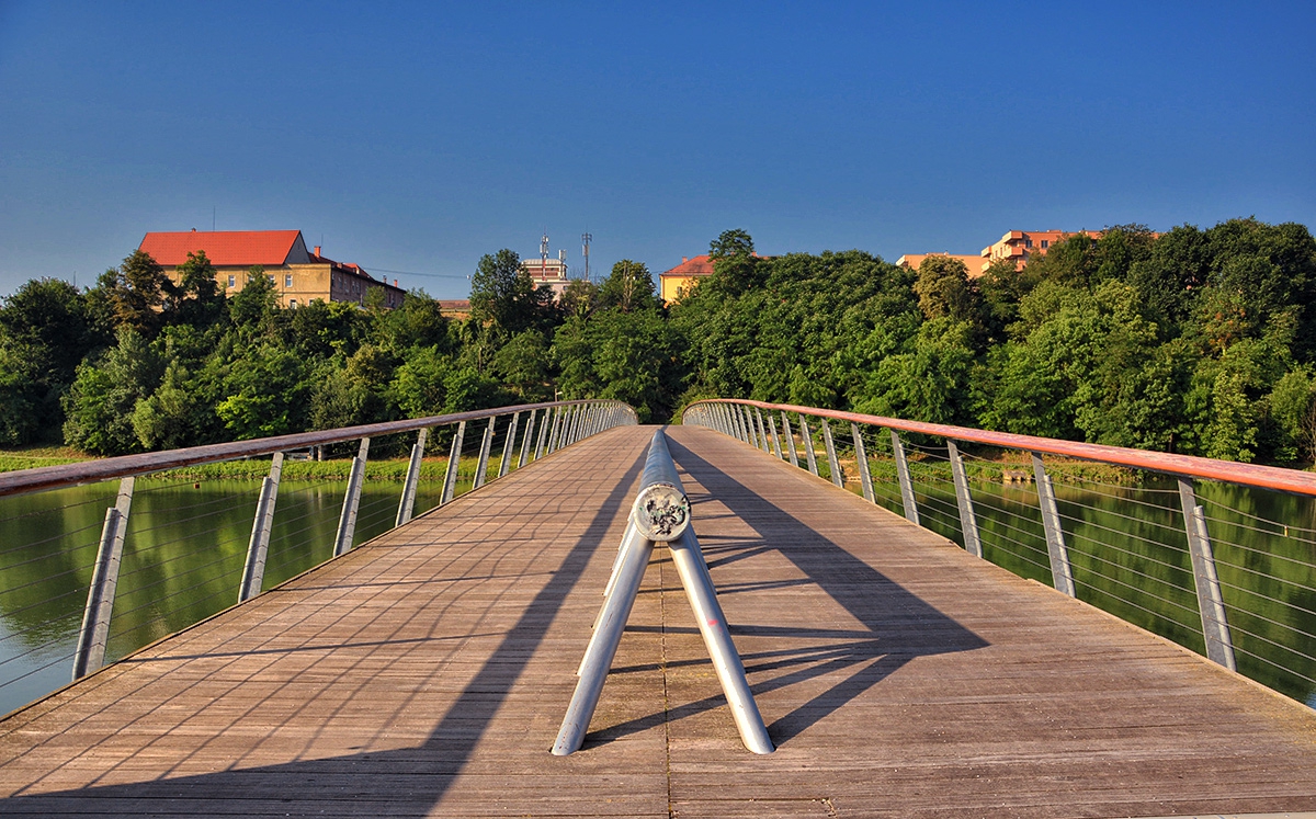 The Studenci footbridje, Maribor