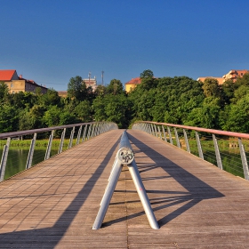 The Studenci footbridje, Maribor