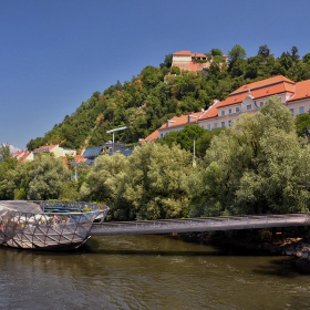 Murinsel and Schlosberg, Graz