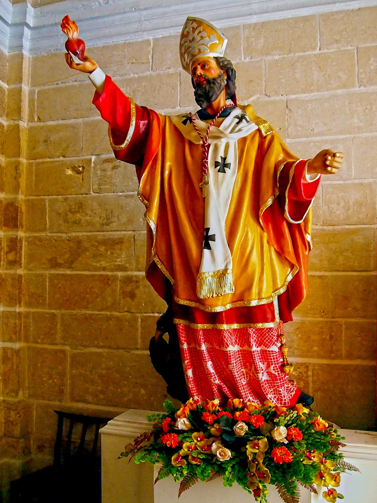 Valletta - Sculpture from St Augustine Church