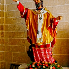 Valletta - Sculpture from St Augustine Church