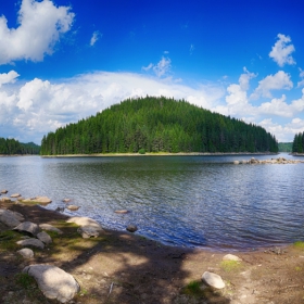 Язовир Широка поляна панорамно