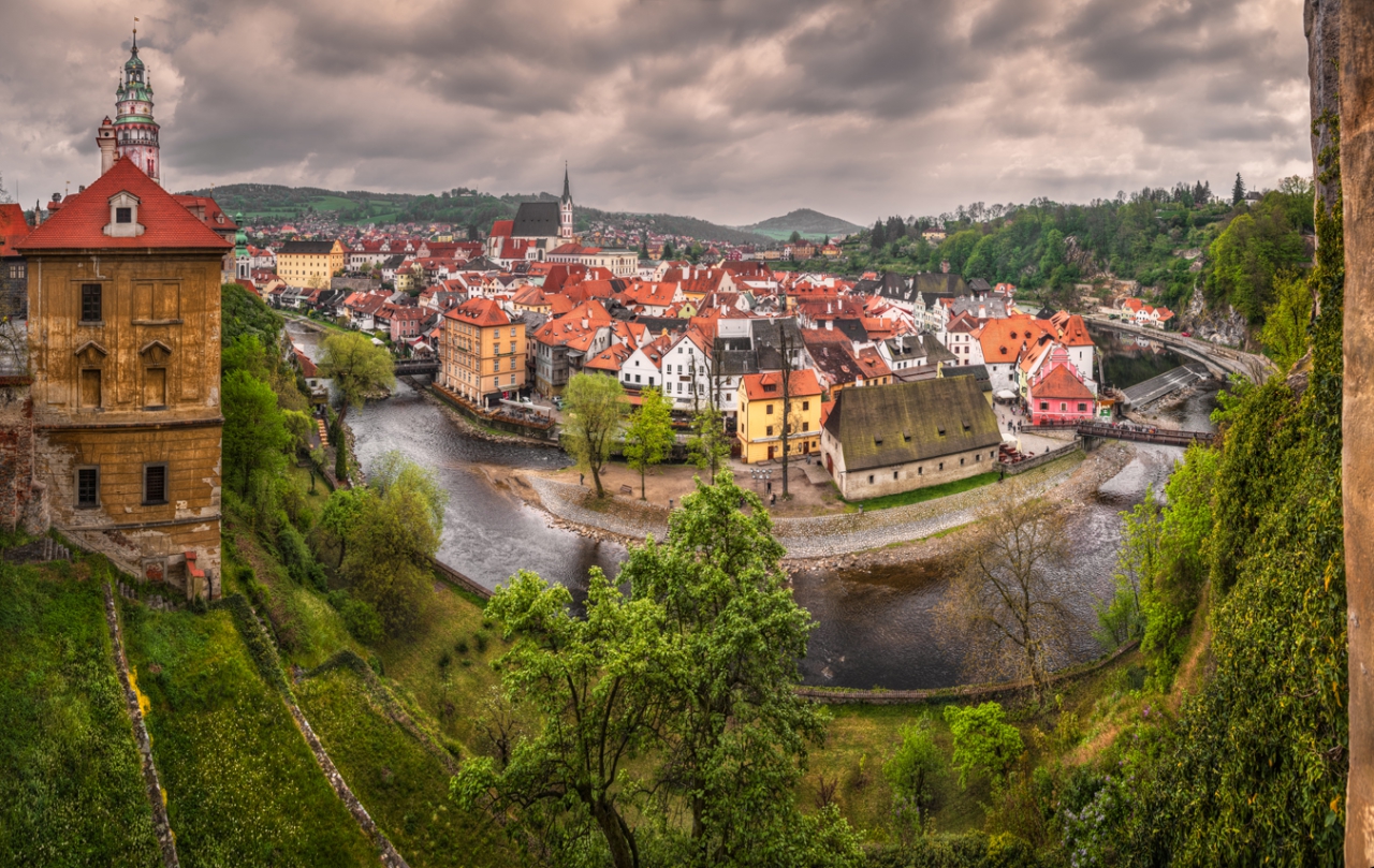 Cesky Krumlov - panorama