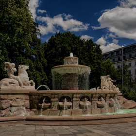 Wittelsbacherbrunnen, 1895 г.