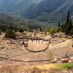 Ancient theatre in Delphi, 160-159 г. пр.н.е.