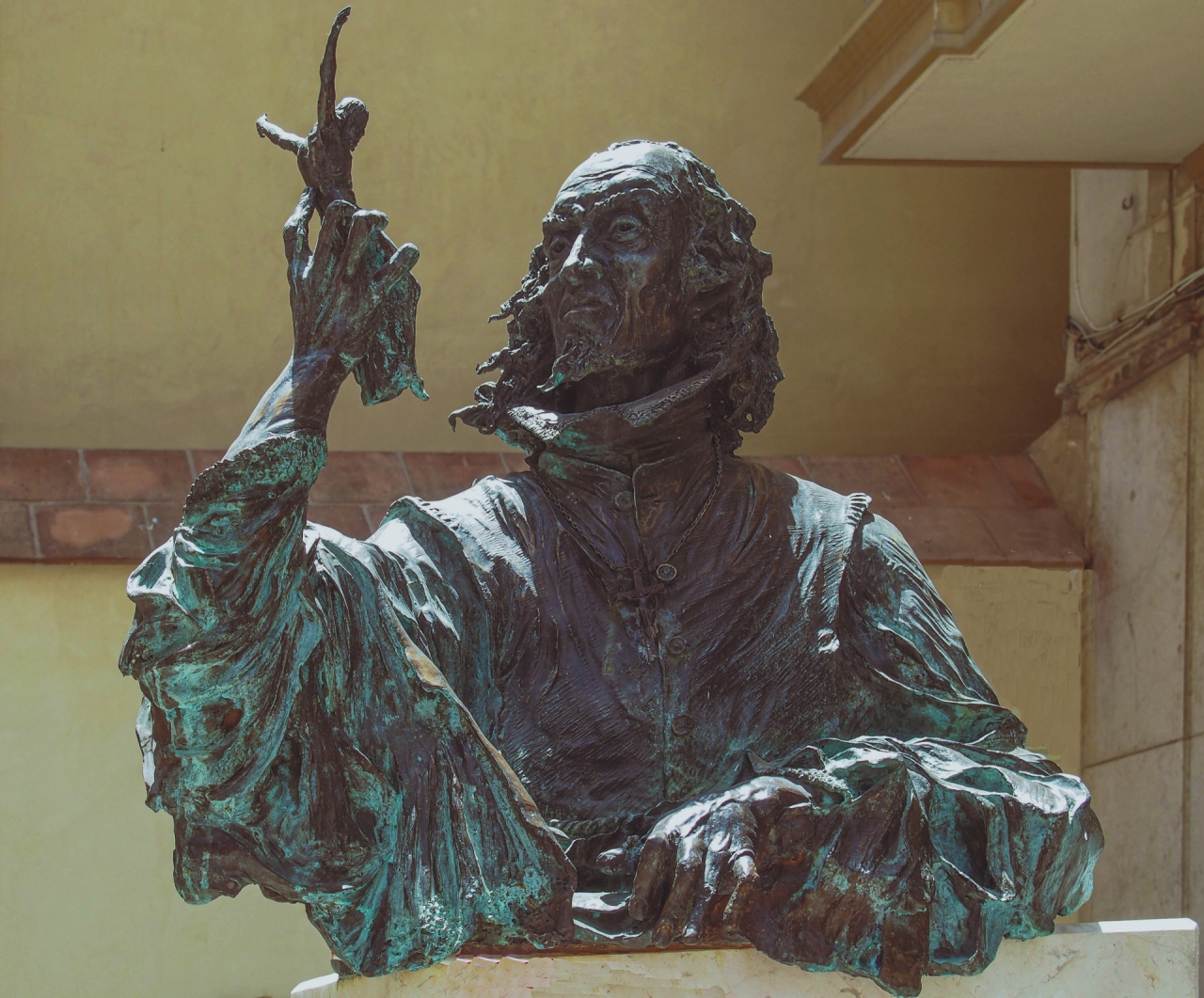 Pedro de Mena Sculpture in Malaga, Spain