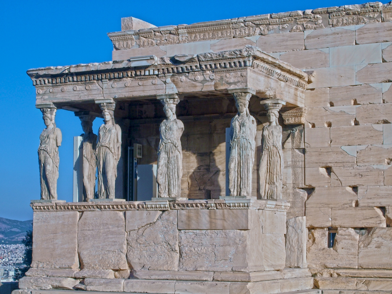 Athens - Acropolis - Caryatids