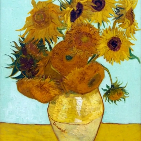 Van Gogh s Sunflowers 1888, from the Neue Pinakothek museum in Munich