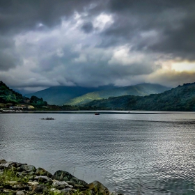 Drama Over Liyu Lake. Taiwan, Pacific Coast