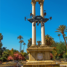 Sevilla - Jardines de Murillo - Monument de Christopher Columbus