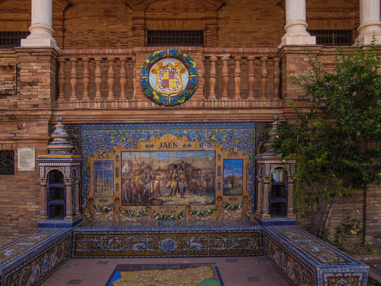 Plaza de Espana Sevilla Bancos de Ceramica