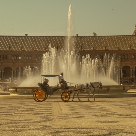 Sevilla - Plaza de Espana - La Fontana