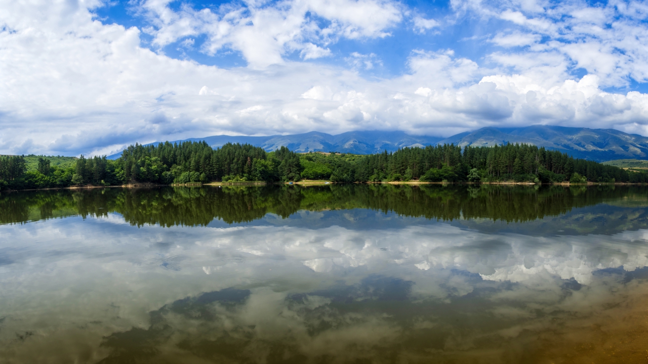 Панорама от язовир Душанци