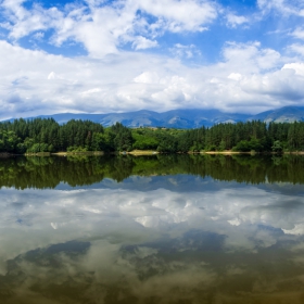 Панорама от язовир Душанци