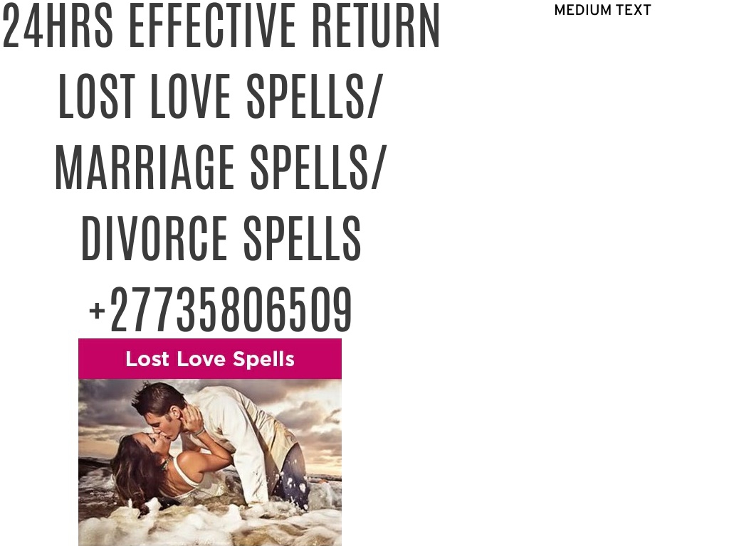 24hrs Effective Return Lost Love Spells Spiritual Herbalist Healers In South Africa +27735806509