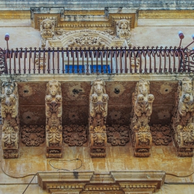 Noto - Sicilia - Balcony - Palacio Nicolaci