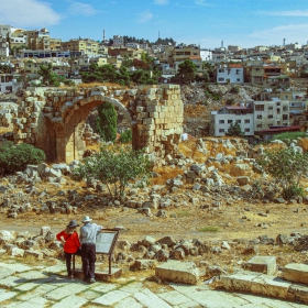 Всред руините на Джераш - Йордания