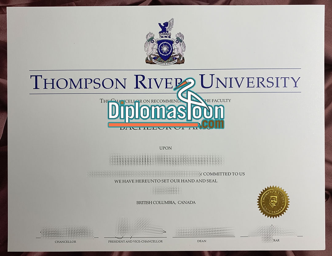 How to buy  the THOMPSON River Universityfake diploma ?