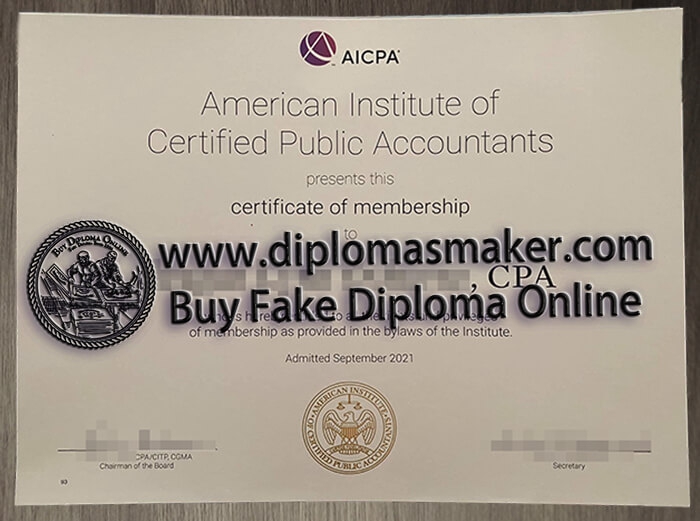 buy fake AICPA